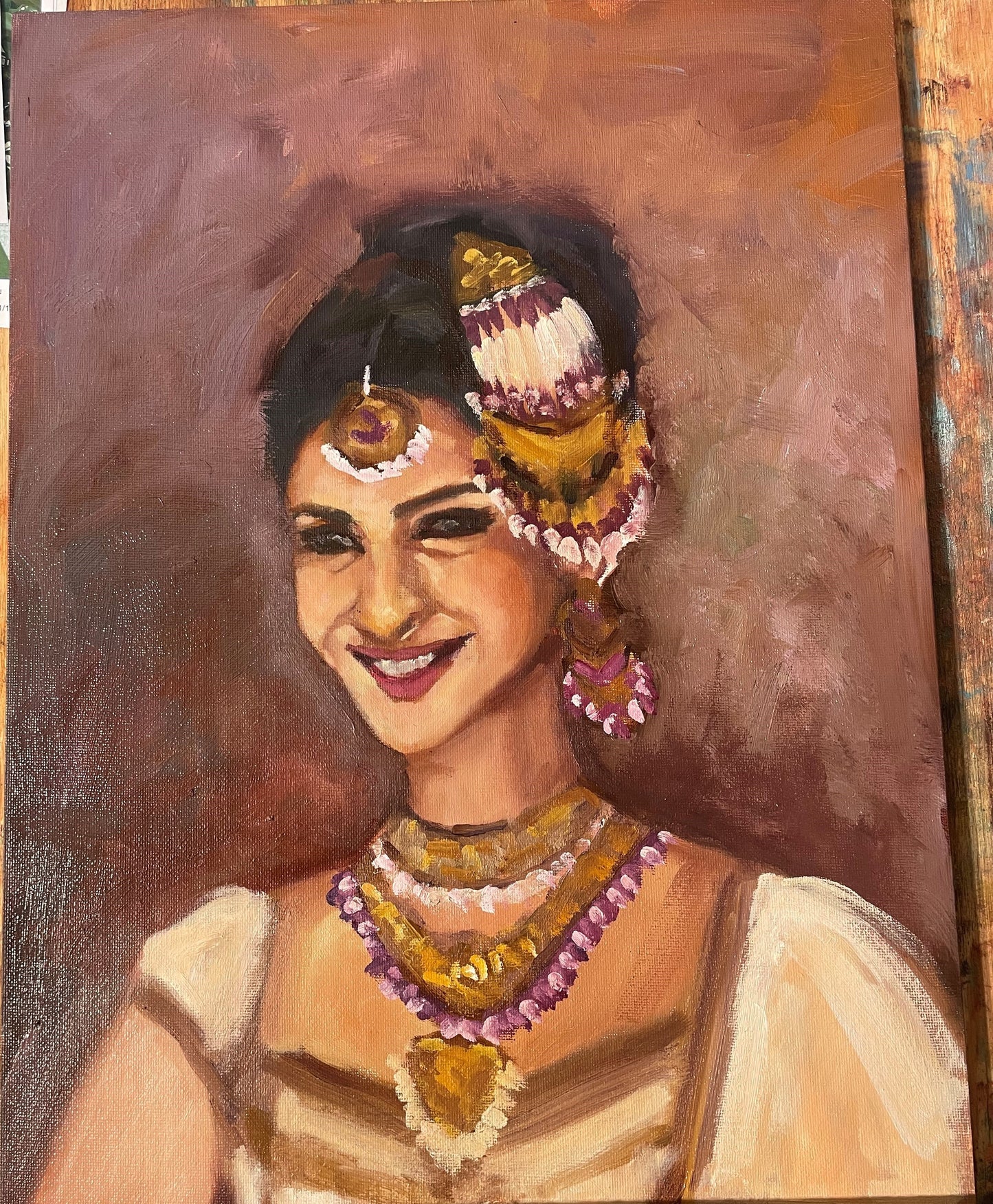 12X16 Oil Painting of Sonam Kapoor